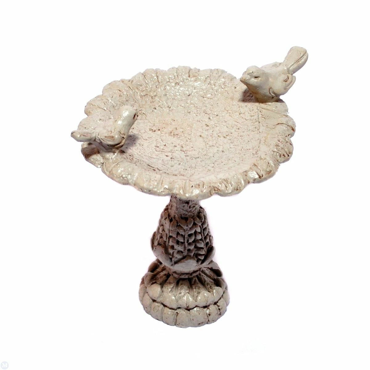 Decorative Bird Bath Dolls House Grey Stone Bird Bath Miniature 1:12 scale Garden decoration
