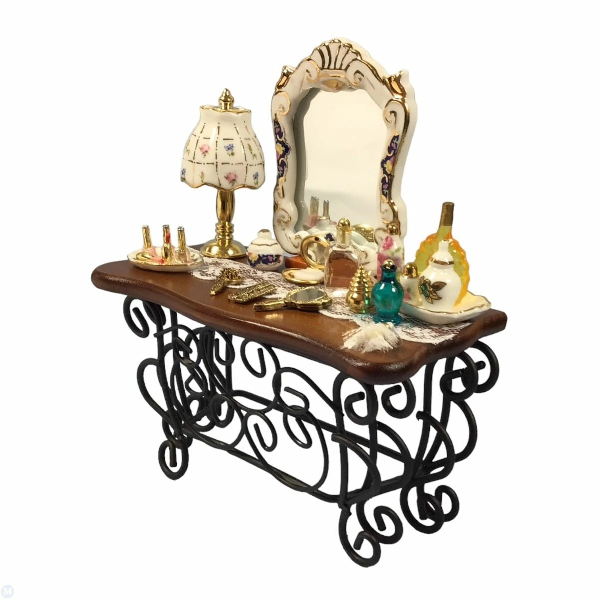 Bedroom & Nursery Furniture Cosmetic Table 1:12 scale Dolls House Miniature