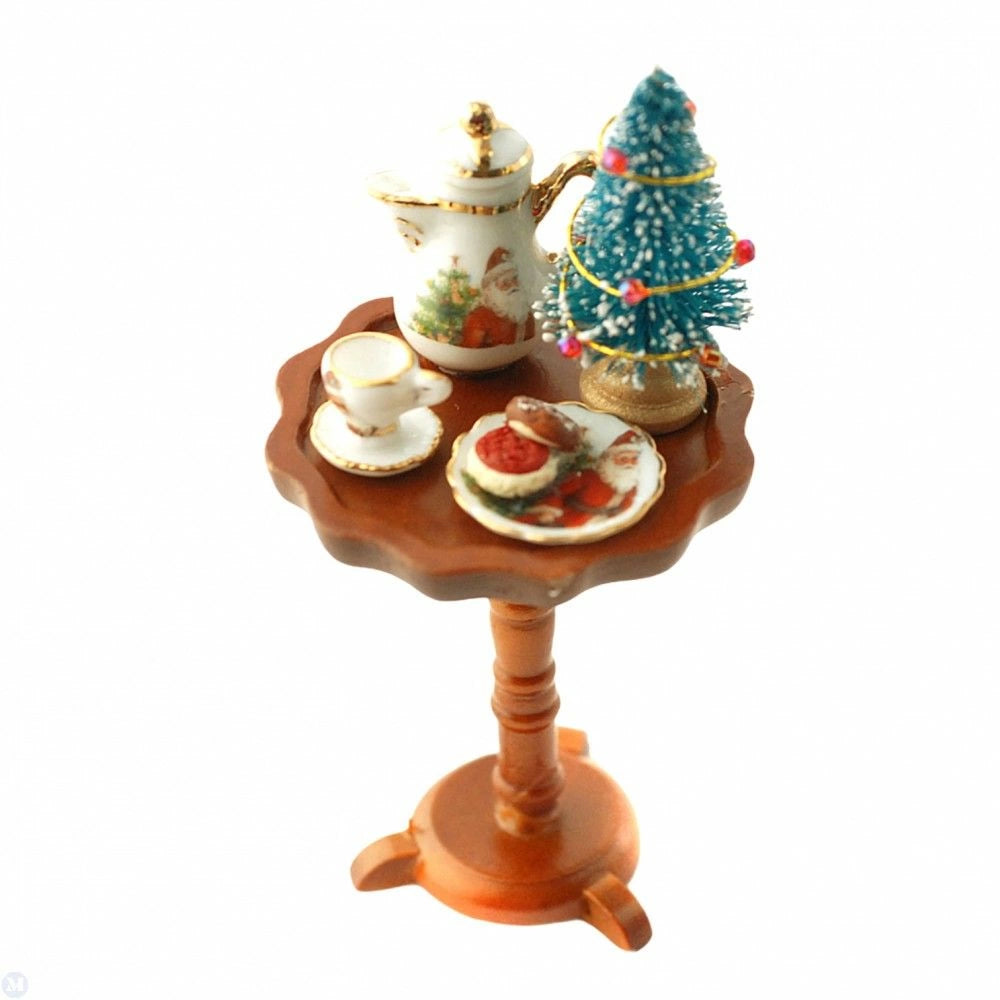 Dolls House Christmas Table Jar Plate and Cookies Miniature Reutter Accessory Xmas tree
