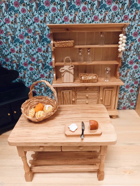 String of Garlic Dolls House Rope Vegetable Kitchen Shop Store Cafe Accessory